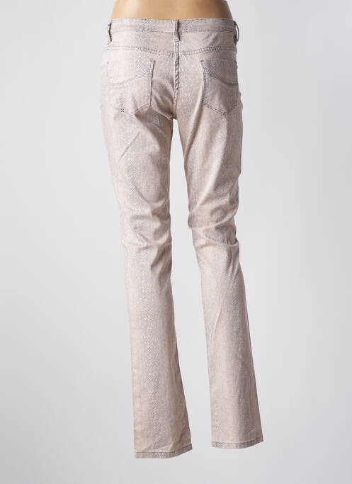 Pantalon slim poches beige ASTRID BLACK LABEL femme