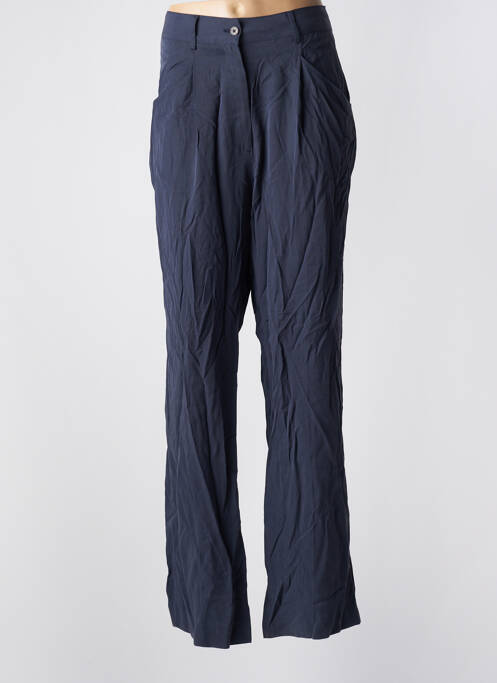 Pantalon droit bleu DEUX. BY ELINE DE MUNCK pour femme