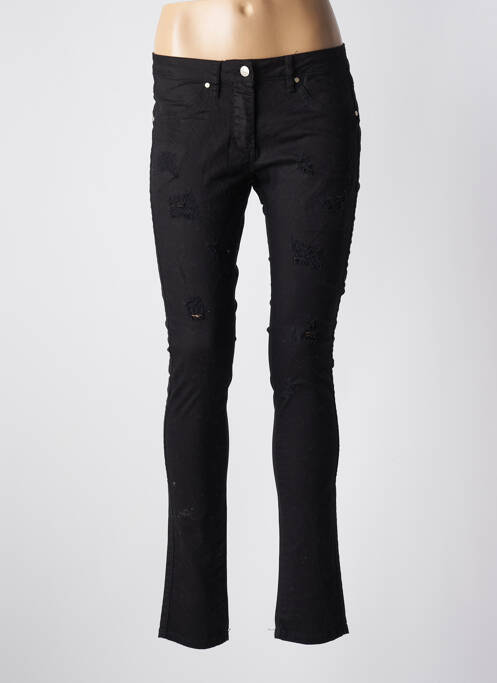 Pantalon slim noir ASTRID BLACK LABEL pour femme