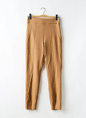 Pantalon slim taille haute taille haute marron KOCCA femme