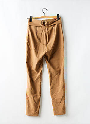 Pantalon slim taille haute taille haute marron KOCCA femme