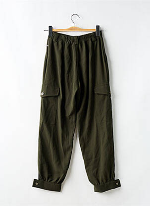 Pantalon cargo taille haute taille haute vert KOCCA femme