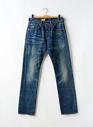 Jeans coupe slim fermeture boutonnée sur le devant taille normale bleu LEVIS homme