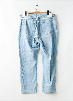 Jeans coupe droite effet usé délavé taille normale bleu OPUS femme