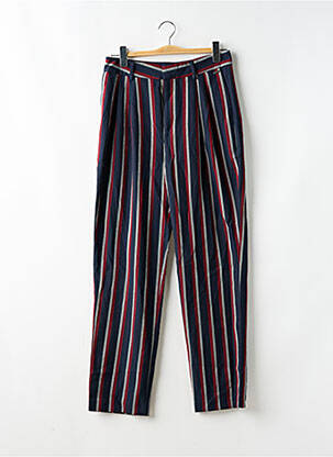 Pantalon droit coupe carotte taille haute bleu PEPE JEANS femme
