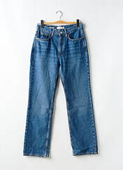 Jeans coupe droite bleu MANGO pour femme seconde vue