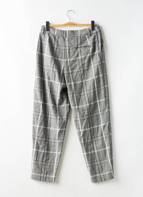 Pantalon 7/8 taille haute taille haute gris OBJECT femme