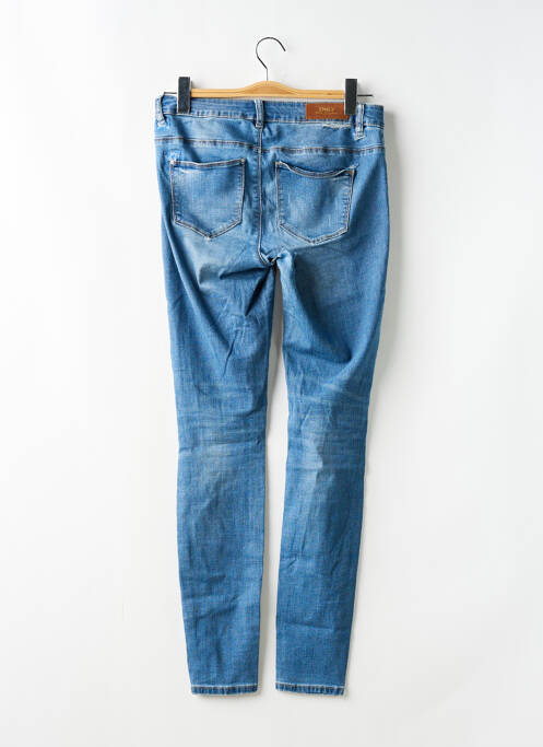 Jeans skinny effet usé délavé taille basse bleu ONLY femme