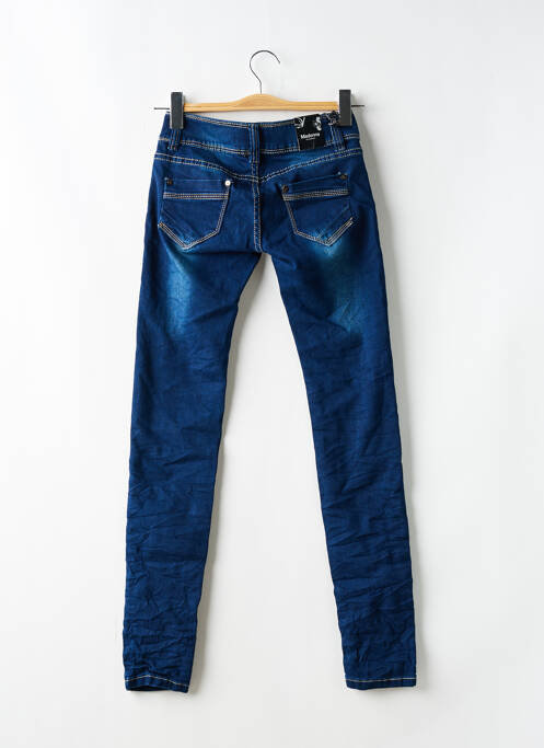 Jeans skinny bleu MADONNA pour femme