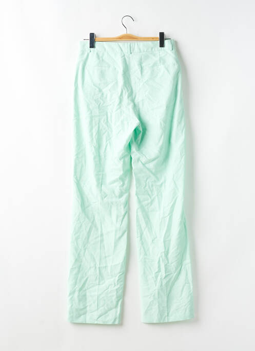 Pantalon droit vert OLGA LEYERS pour femme