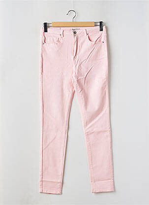 Jeans coupe slim stretch taille normale rose TOXIK3 femme