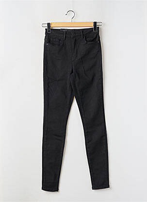 Pantalon slim tissage popeline taille normale noir VERO MODA femme