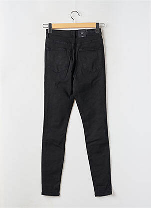 Pantalon slim tissage popeline taille normale noir VERO MODA femme