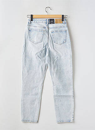 Jean coupe mom effet usé délavé taille haute bleu VERO MODA femme