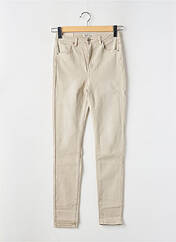 Jeans coupe slim beige TOXIK3 pour femme seconde vue