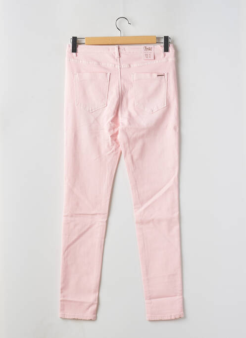 Jeans coupe slim stretch taille normale rose TOXIK3 femme