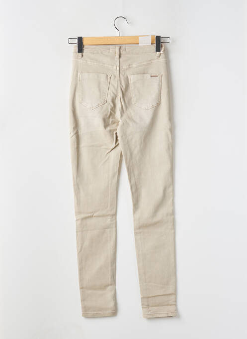 Jeans coupe slim beige TOXIK3 pour femme