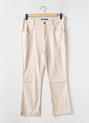 Pantalon droit stretch taille normale beige STREET ONE femme