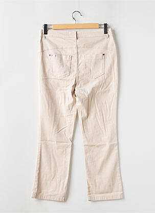 Pantalon droit stretch taille normale beige STREET ONE femme