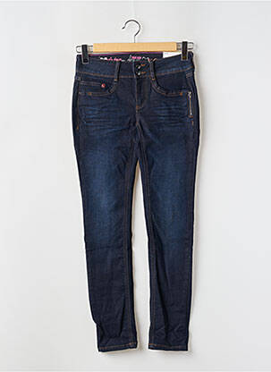 Jeans coupe slim tissage brut taille normale bleu STREET ONE femme