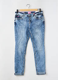 Jeans coupe slim stretch taille normale bleu STREET ONE femme