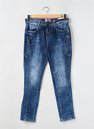 Jeans coupe slim stretch taille normale bleu STREET ONE femme