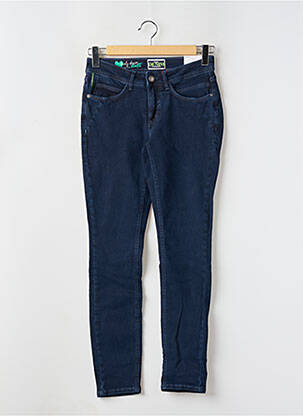 Jeans coupe slim tissage brut taille normale bleu STREET ONE femme