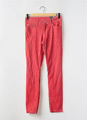 Jeans coupe slim rouge STREET ONE pour femme seconde vue