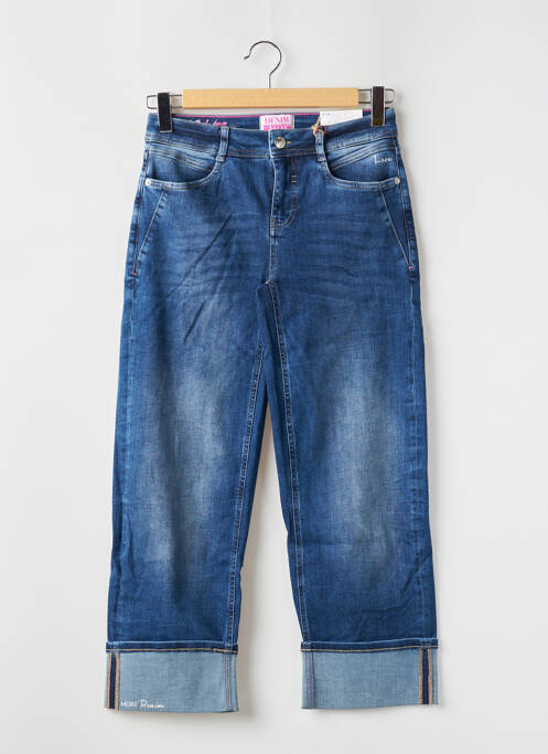Jeans coupe droite stretch taille normale bleu STREET ONE femme