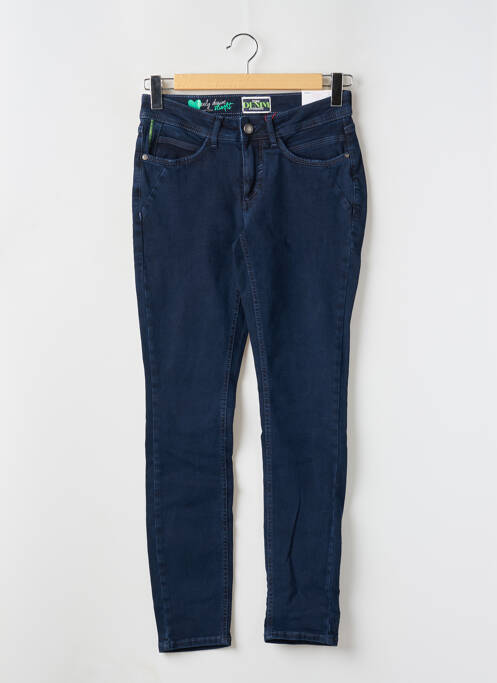 Jeans coupe slim tissage brut taille normale bleu STREET ONE femme