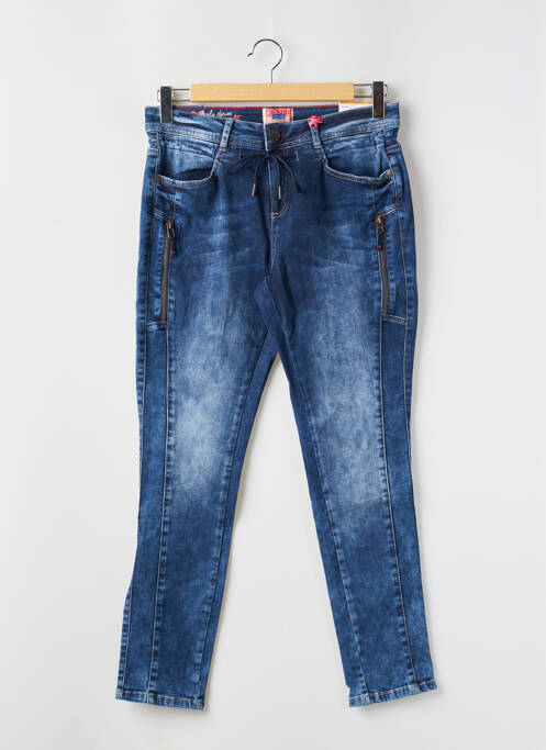 Jeans coupe slim bleu STREET ONE pour femme