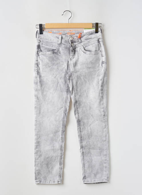 Jeans coupe slim gris STREET ONE pour femme