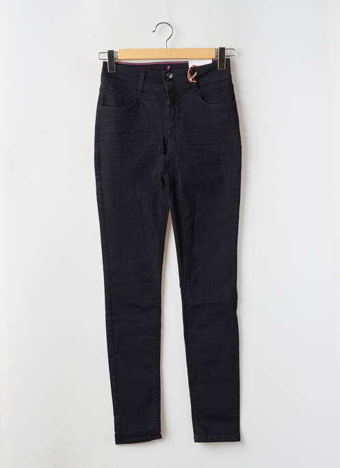 Jeans coupe slim noir STREET ONE pour femme