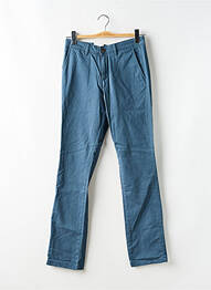 Pantalon droit tissage popeline taille normale bleu JACK & JONES homme
