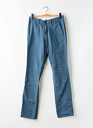 Pantalon droit tissage popeline taille normale bleu JACK & JONES homme