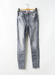 Jeans skinny taille haute taille haute gris ONLY femme