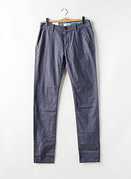 Pantalon chino tissage chiné taille normale bleu TOM TAILOR homme