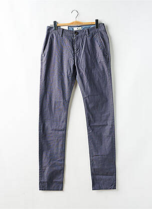 Pantalon chino tissage chiné taille normale bleu TOM TAILOR homme