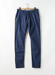 Pantalon chino tissage popeline taille normale bleu TOM TAILOR homme