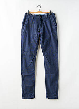 Pantalon chino tissage popeline taille normale bleu TOM TAILOR homme