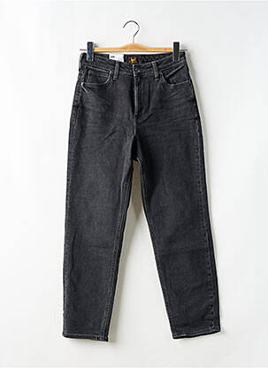 Jeans coupe droite taille haute taille haute noir LEE femme