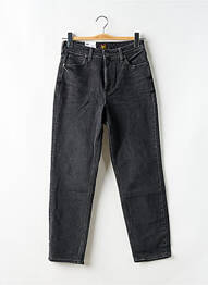Jeans coupe droite taille haute taille haute noir LEE femme