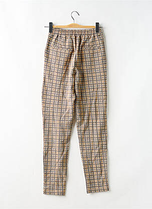 Pantalon slim taille élastique taille haute orange CEMI BY CÉLINE femme
