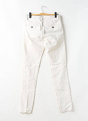 Pantalon chino tissage popeline taille normale beige BRUCE & BUTLER  homme