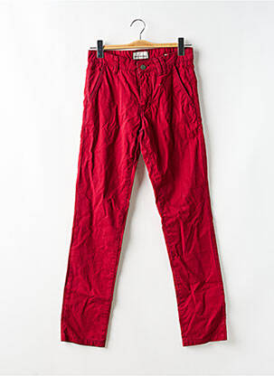 Pantalon chino tissage popeline taille normale rouge SHINE ORIGINAL homme