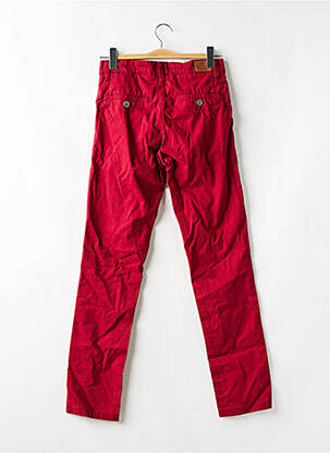 Pantalon chino tissage popeline taille normale rouge SHINE ORIGINAL homme