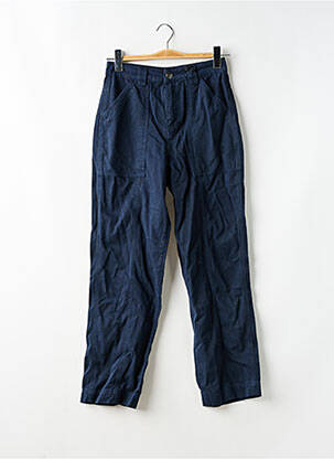 Pantalon droit taille haute taille haute bleu CEMI BY CÉLINE femme
