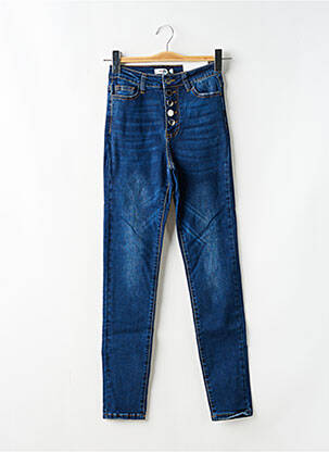 Jeans skinny taille haute taille haute bleu MORGAN femme