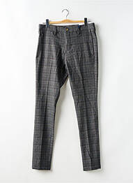 Pantalon chino tissage chiné taille normale bleu PRIVATE BLUE homme