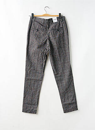 Pantalon chino imprimé imprimé prince de galle taille normale gris JACK & JONES homme